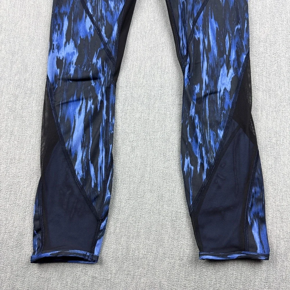 Lululemon Womens Leggings 4 Blue Painted Animal All Meshed Up 7/8 Tight 25